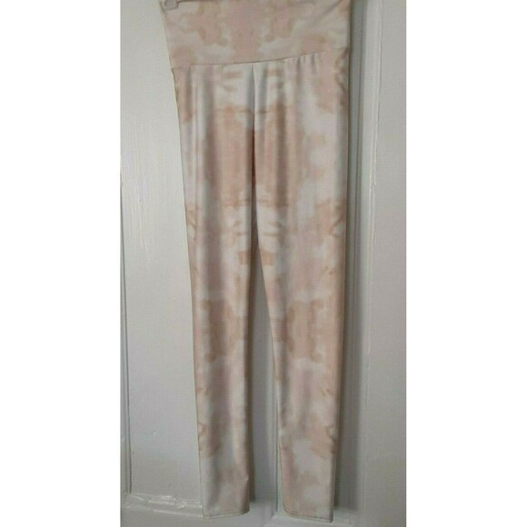 Irina Goldman fine art leggings high waist M Chakra Collection yoga peach - Picture 1 of 3